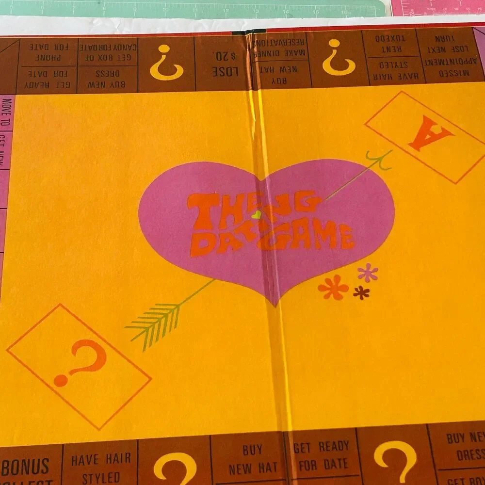 Vintage The Dating Game 2nd Edition Complete Board Game Hasbro 1968